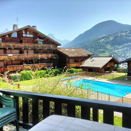 Appartement Meuble Avec Vue Sur Les Montagnes Et Piscine L'Ete Saint-Gervais-les-Bains Eksteriør bilde